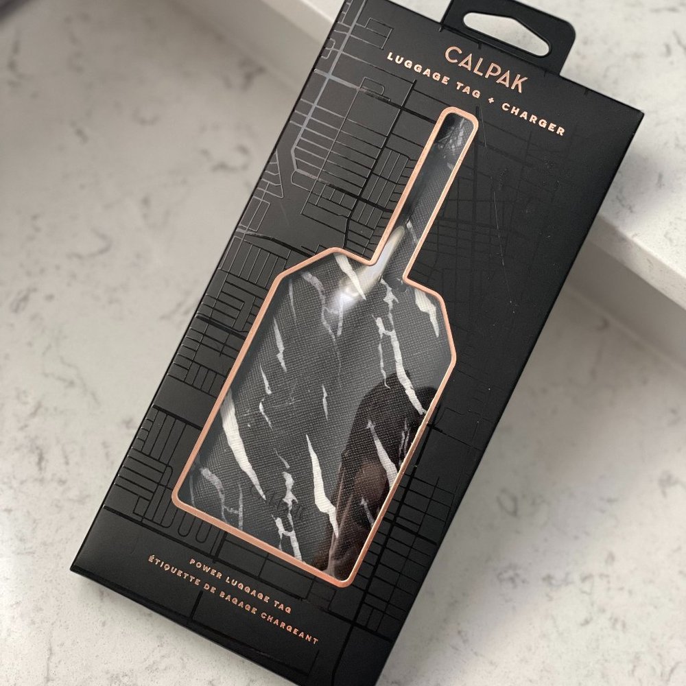 CALPAK Portable Charger in Midnight Marble